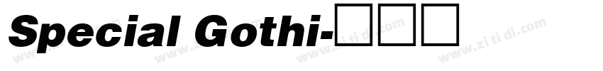 Special Gothi字体转换